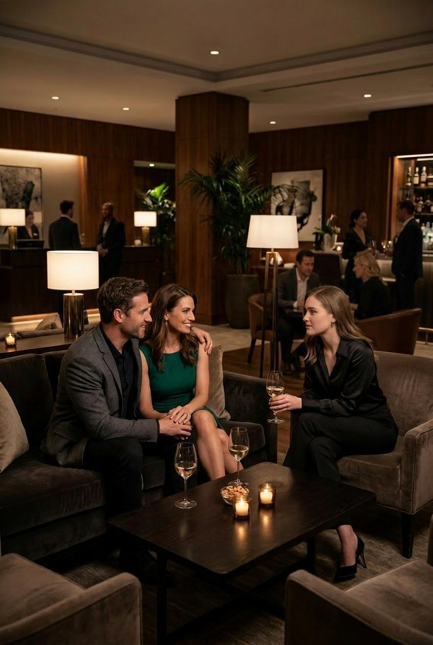 Escort Date for Couples in the Hotel Lounge Escort Date for Couples in the Hotel Lounge