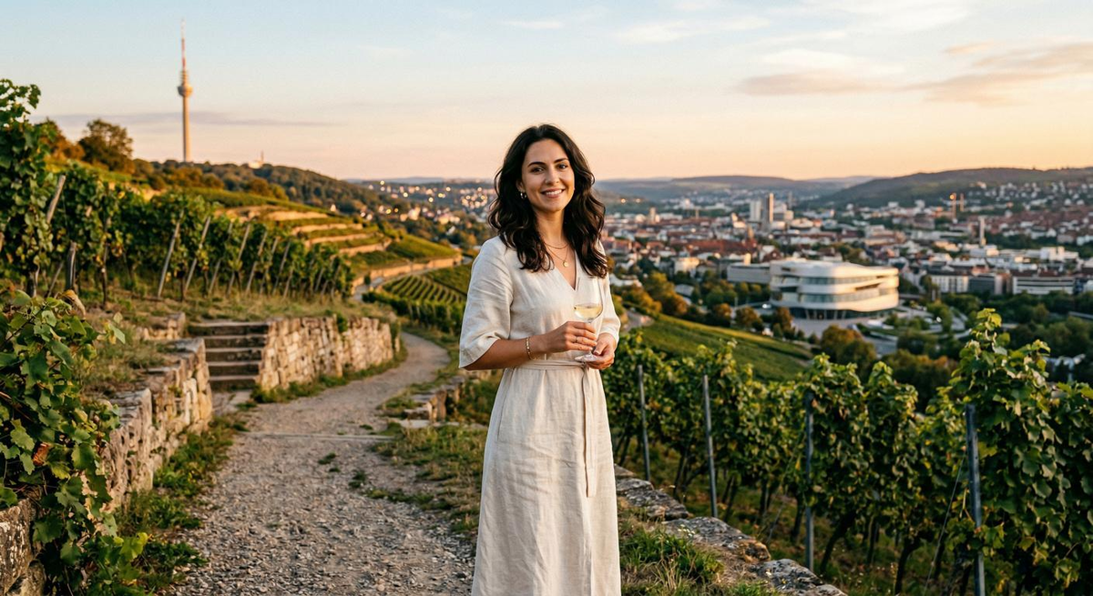 Escort Stuttgart - Vineyards with City Skyline View Escort Stuttgart - Vineyards with City Skyline View