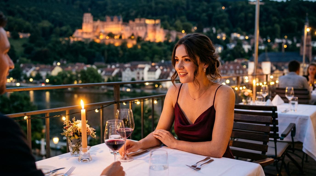 Escort Dinner Date Heidelberg - Girlfriend Experience with Castle View Escort Dinner Date Heidelberg - Girlfriend Experience with Castle View