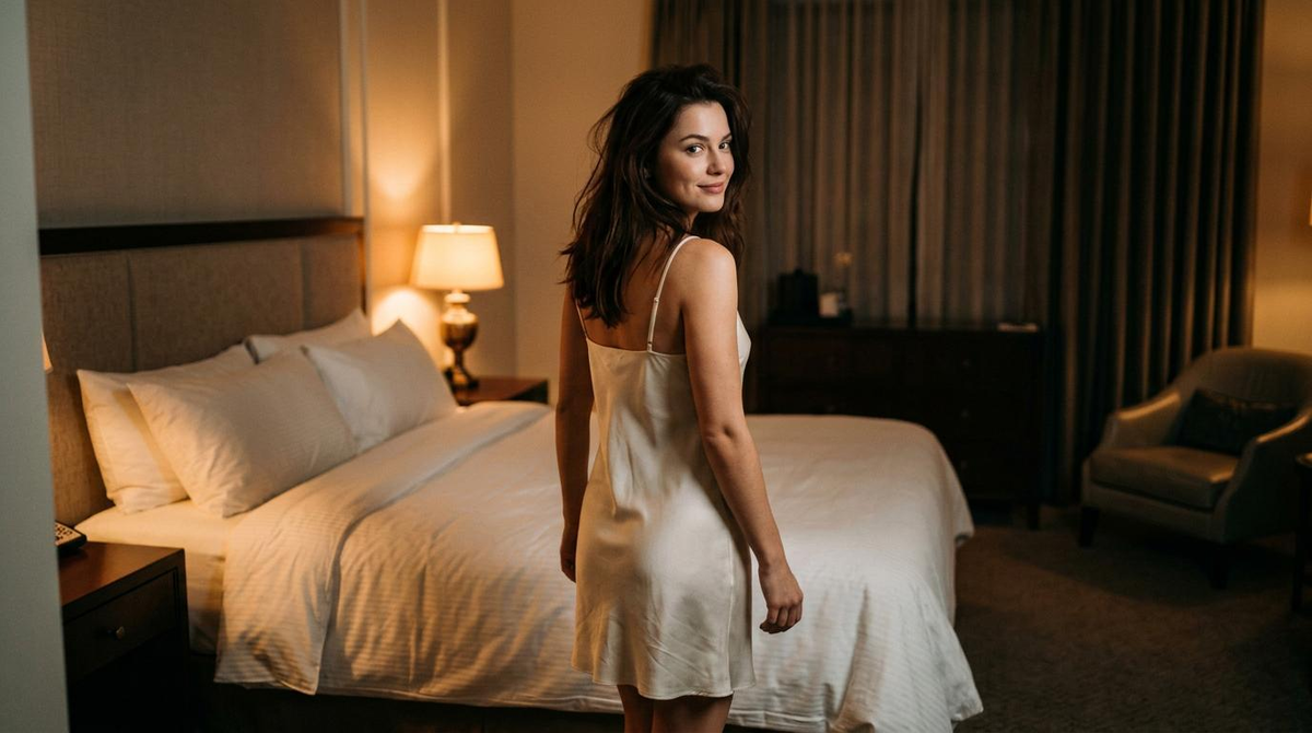 First Time with Escort Companion - Guidance into the Hotel Room First Time with Escort Companion - Guidance into the Hotel Room